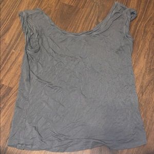 NYC Gray Sleeveless Top